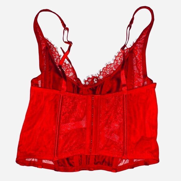 Dream Angels Unlined Laceup Bra Bustier Corset Top - Picture 5 of 6